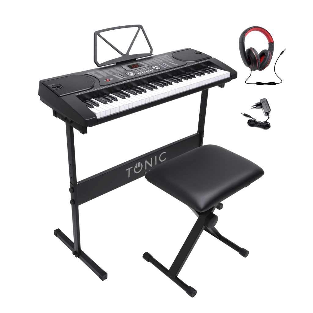 TECLADO FULL PACK TON-600+STAND+S TONIC