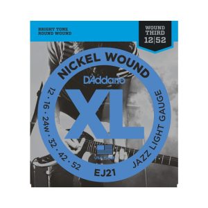 CUERDAS GUITARRA ELECTRICA 012-052 EJ21DADDARIO