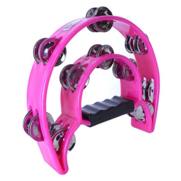 PANDERO MEDIA LUNA TR-4 ROSADO RMX