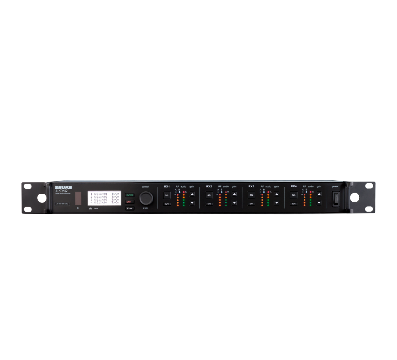 RECEPTOR INALAMBRICO ULXD4Q=-G57 SHURE