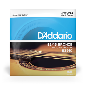 CUERDAS GUITARRA FOLK 011-052 EZ910 DADDARIO
