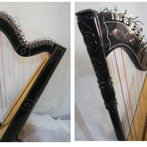ARPA SEMIPROFESIONAL NEGRA DE LUTHIER
