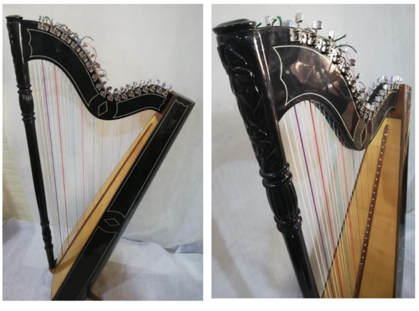ARPA SEMIPROFESIONAL NEGRA DE LUTHIER
