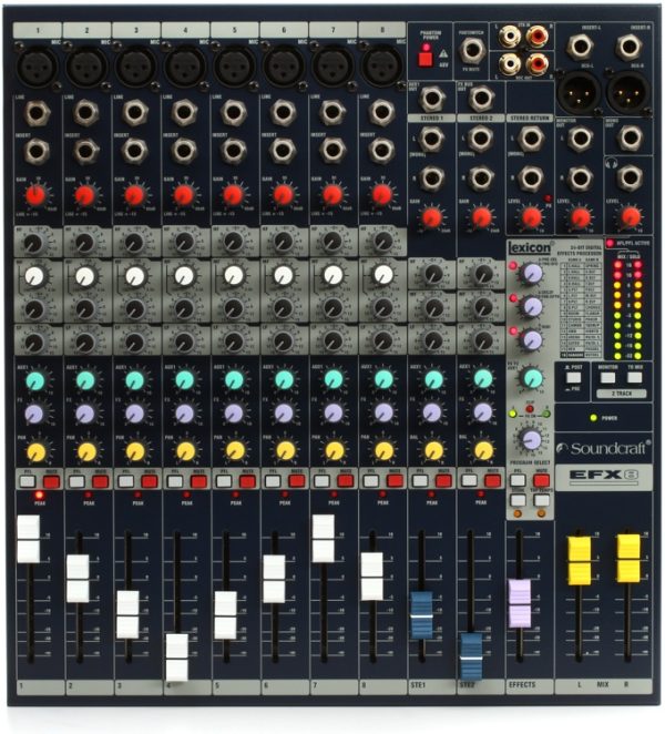 MEZCLADORA ANALOGA EFX8 SOUNDCRAFT
