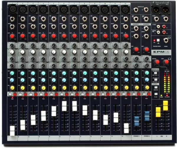 MEZCLADORA ANÁLOGA EPM12 SOUNDCRAFT