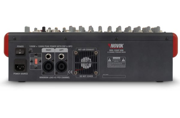 CONSOLA AMPLIFICADA NVK-1200P USB NOVIK