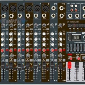 CONSOLA AMPLIFICADA NVK-1200P USB NOVIK