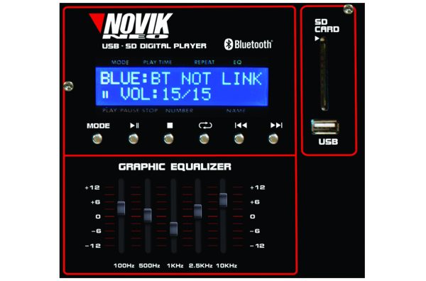 CABEZAL POTENCIADO NVK-6400BT NOVIK