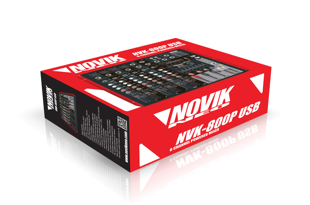 CONSOLA AMPLIFICADA NVK-800P USB NOVIK