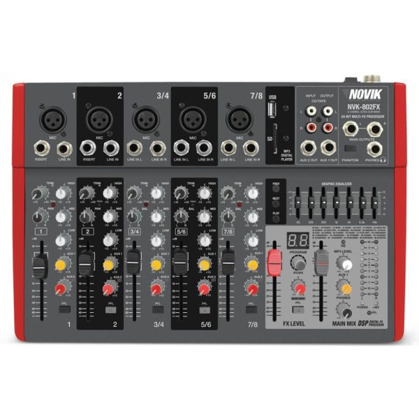 CONSOLA PASIVA NVK-802FX NOVIK