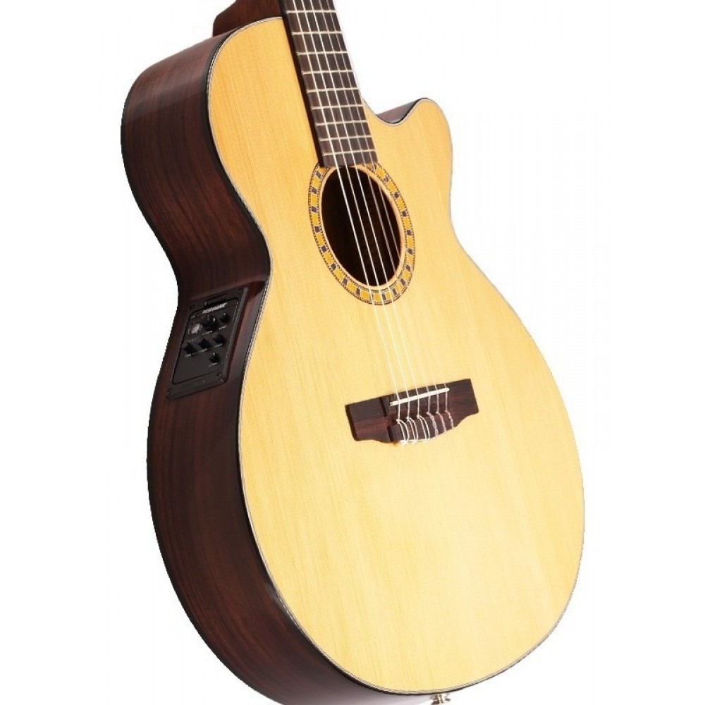 GUITARRA E/A NYLON CEC7-NAT CORT - Imagen 2