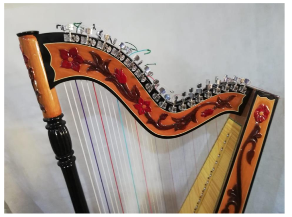 ARPA JAZMÍN DE PARAGUAY DE LUTHIER - Imagen 2