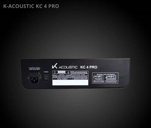 MEZCLADOR ANALOGO KC 4 PRO K-ACOUSTIC