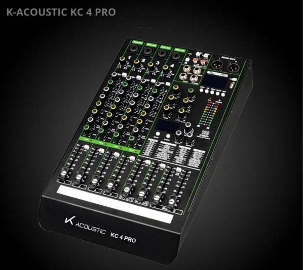 MEZCLADOR ANALOGO KC 4 PRO K-ACOUSTIC