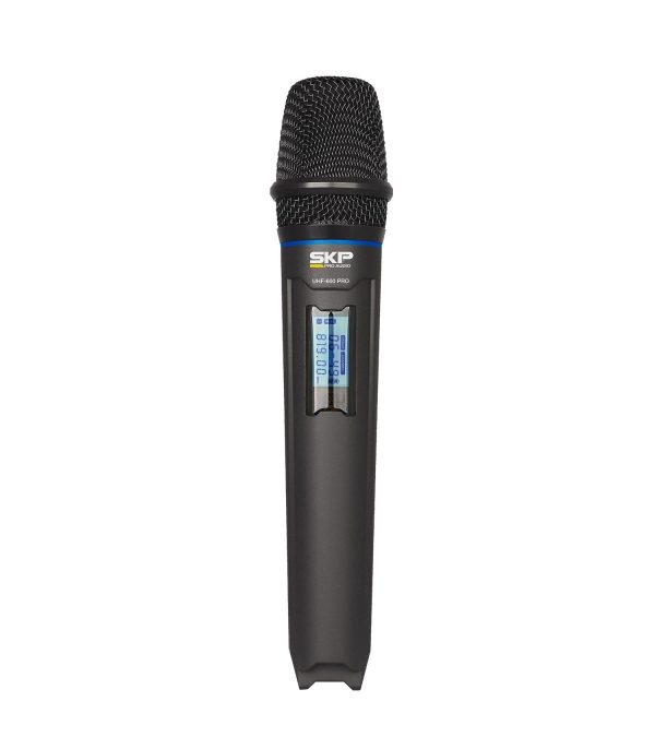 MICROFONO INALAMBRICO DOBLE UHF-600 SKP - Imagen 3