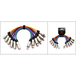 SET 6 CABLES MP6-480-0,3 KIRLIN