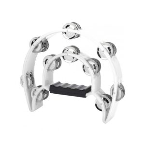 PANDERO MEDIA LUNA TR-4 BLANCO RMX