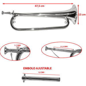 CORNETA DE BANDA 4018 NIQUELADA ETINGER