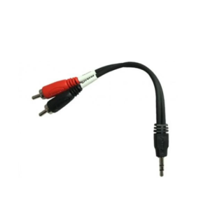 CABLE Y MINIPLUG 2RCA 3.0M YE-364-3.0M KIRLIN