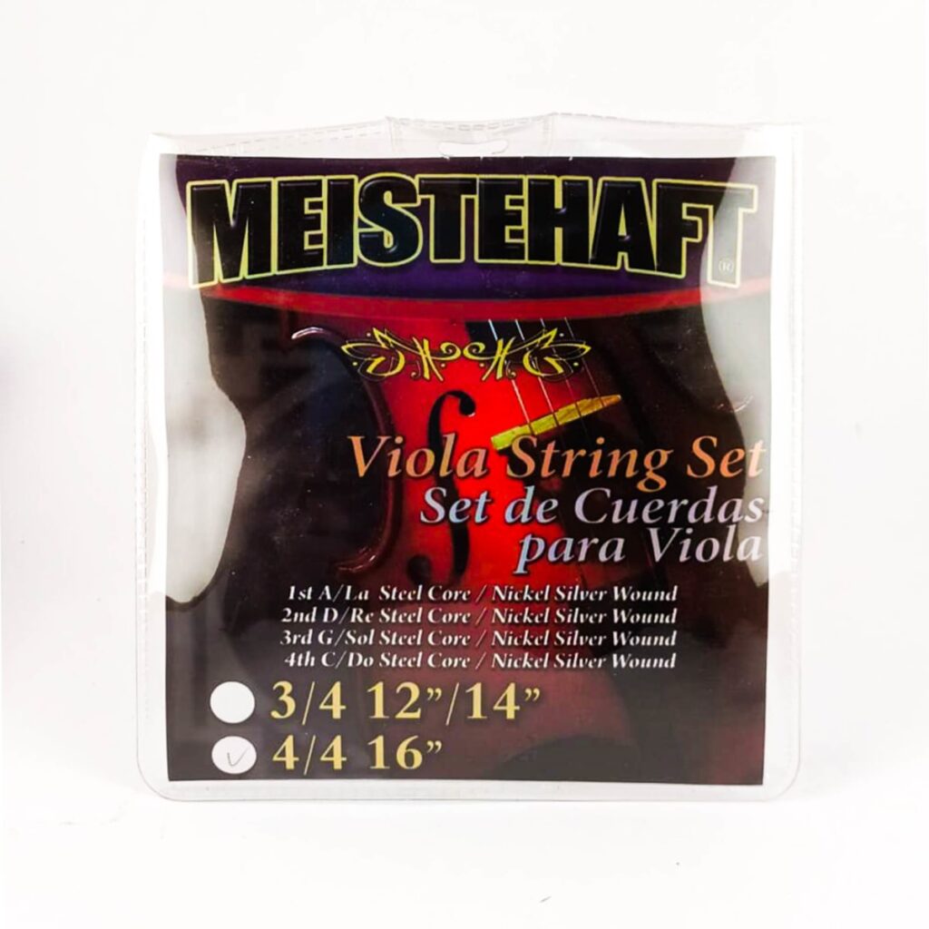SET CUERDAS VIOLA 16" MEISTEHAFT