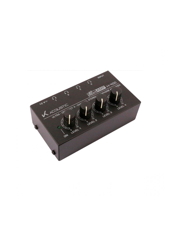 AMPLIFICADOR DE AUDIFONOS K-400 K-ACOUSTIC
