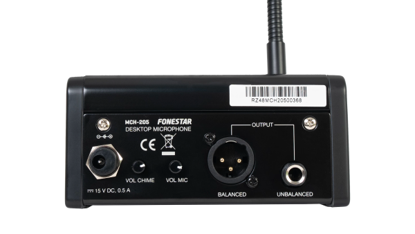 MICROFONO DE SOBREMESA DINAMICO MCH-205 FONESTAR
