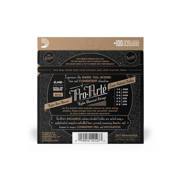 SET CUERDAS GUITARRA CLASICA EJ46 DADDARIO