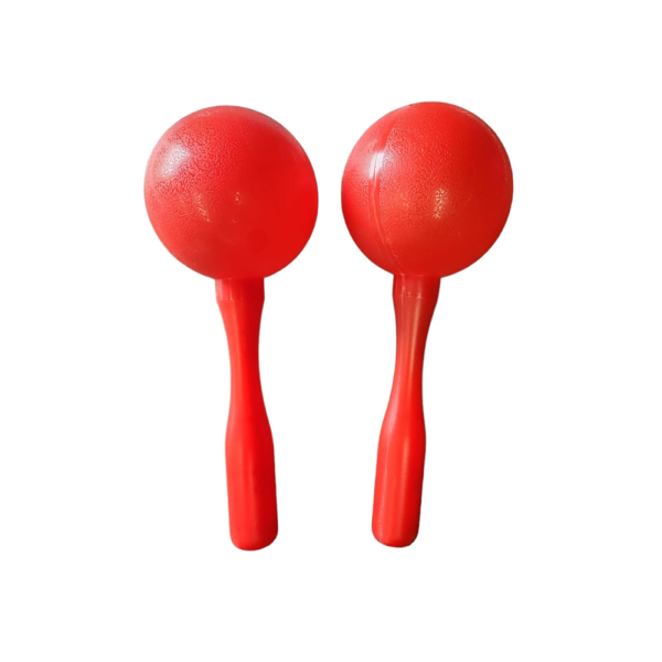 MARACA PLASTICA ROJA 20 CM KS-020R RMX