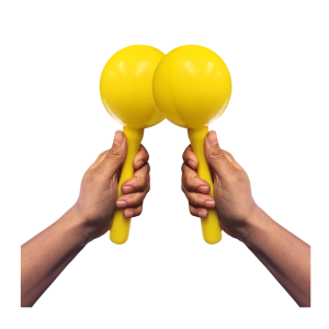 MARACA PLASTICA AMARILLA 20 CM KS-020Y RMX