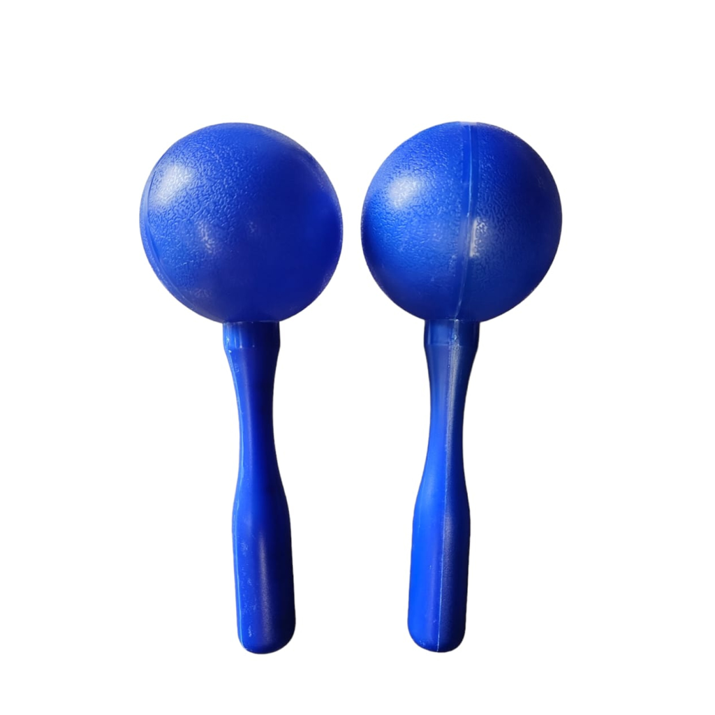MARACA PLASTICA AZUL 20 CM KS-020B RMX