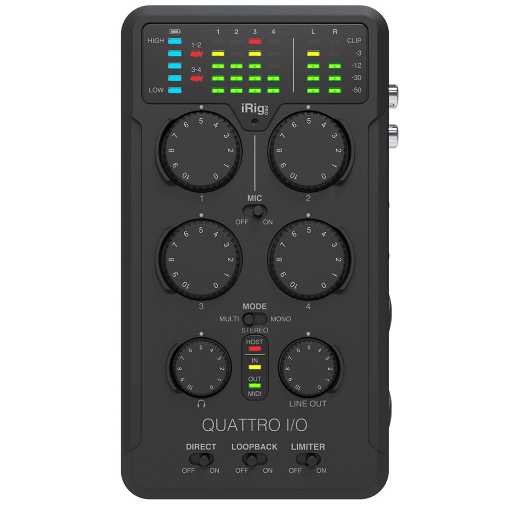 INTERFAZ DE 4 CANALES IRIG PRO QUATTRO I/O IK MULTIMEDIA