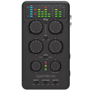 INTERFAZ DE 4 CANALES IRIG PRO QUATTRO I/O IK MULTIMEDIA