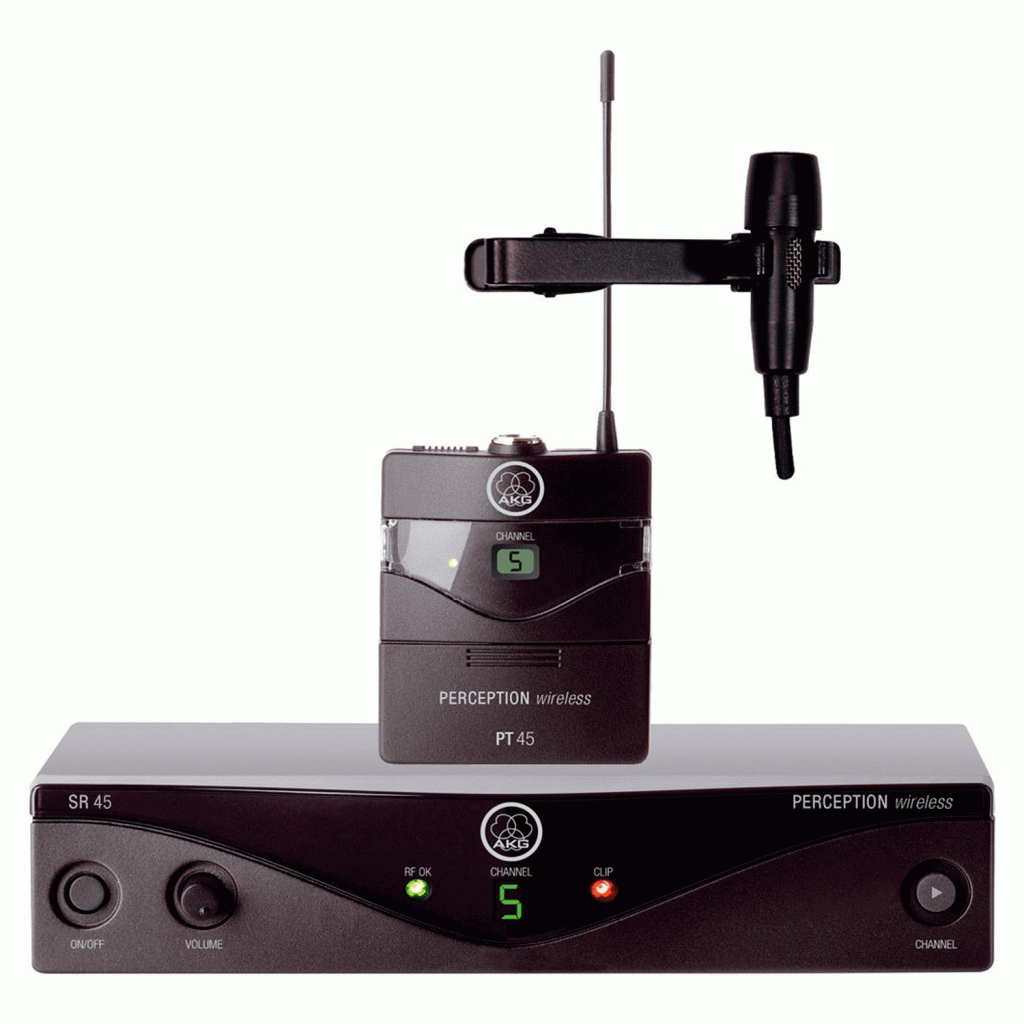 MICROFONO INALAMBRICO LAVALIER PERCEPTION WL 45 FREC A AKG