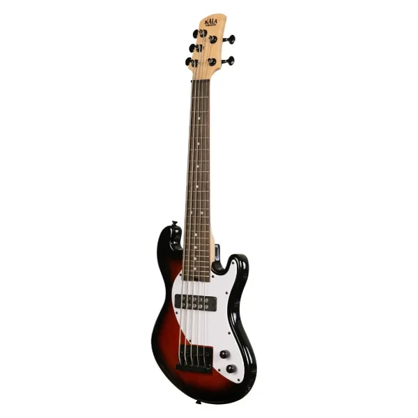 U-BASS CUERPO SOLIDO 5 CUERDAS FRETLESS SUNBURST KALA - Imagen 3