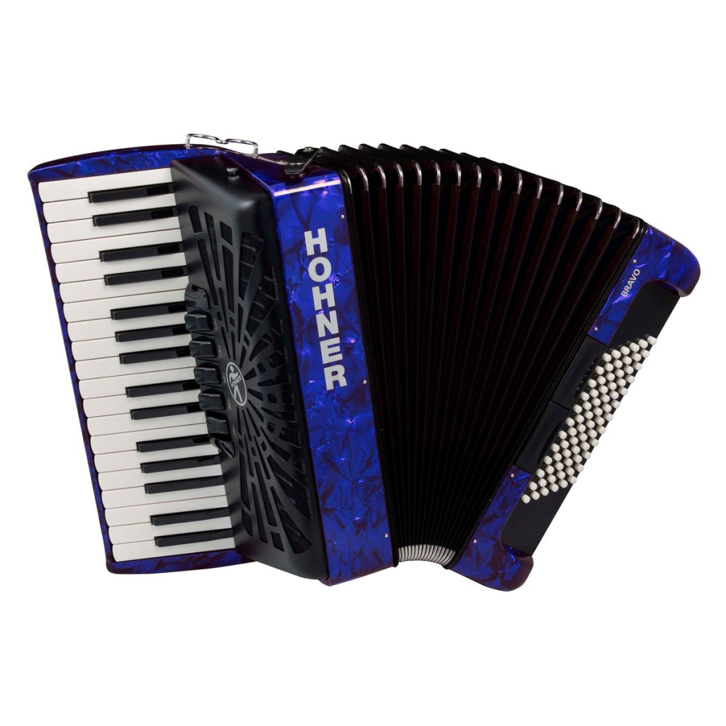 ACORDEON 72 BRAVO III W/BAG A16642 DB HOHNER