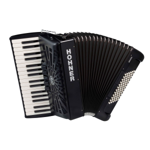 ACORDEON 72 BRAVO III W/BAG A16622 BK HOHNER