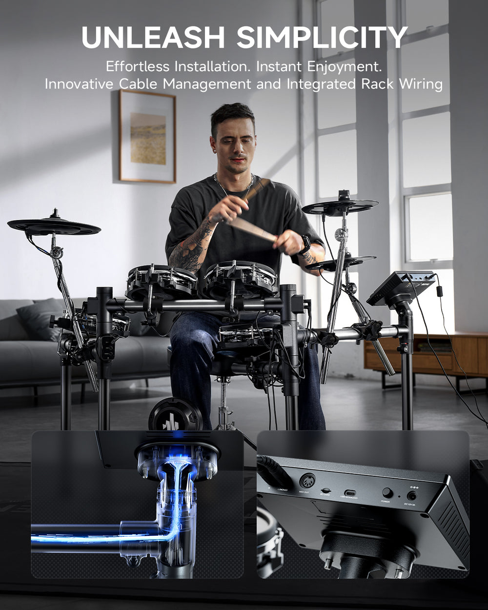 BATERIA ELECTRONICA BEAT EC6983 DONNER