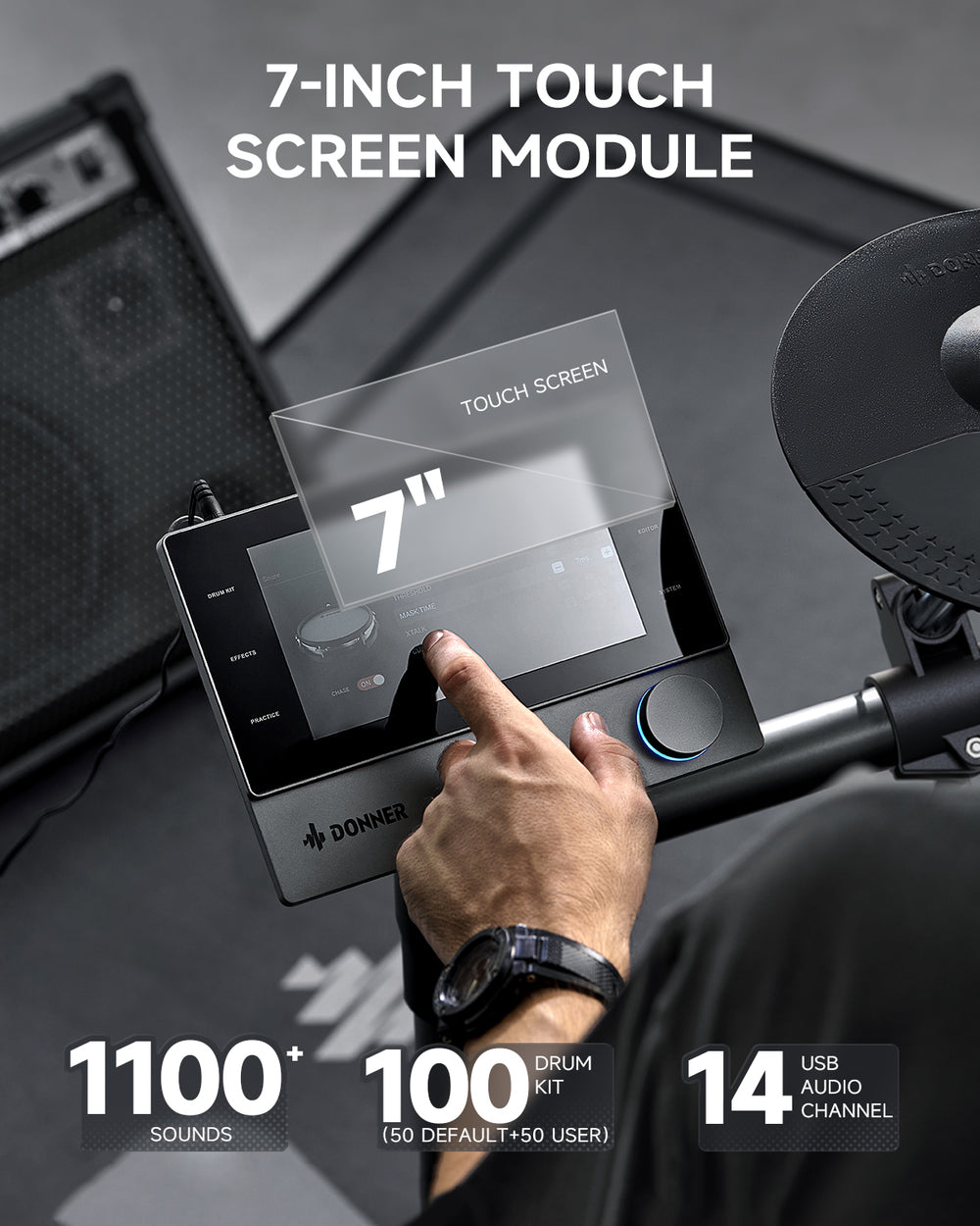 BATERIA ELECTRONICA BEAT EC6983 DONNER