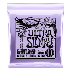 SET DE CUERDAS GUITARRA ELECT. ULTRA SLINKY 10–48 ERNIE BALL