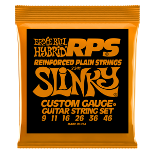 SET DE CUERDAS GUITARRA ELECT. HYBRID SLINKY RPS 9–46 ERNIE BALL