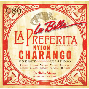 SET CUERDAS DE CHARANGO C80 LA BELLA