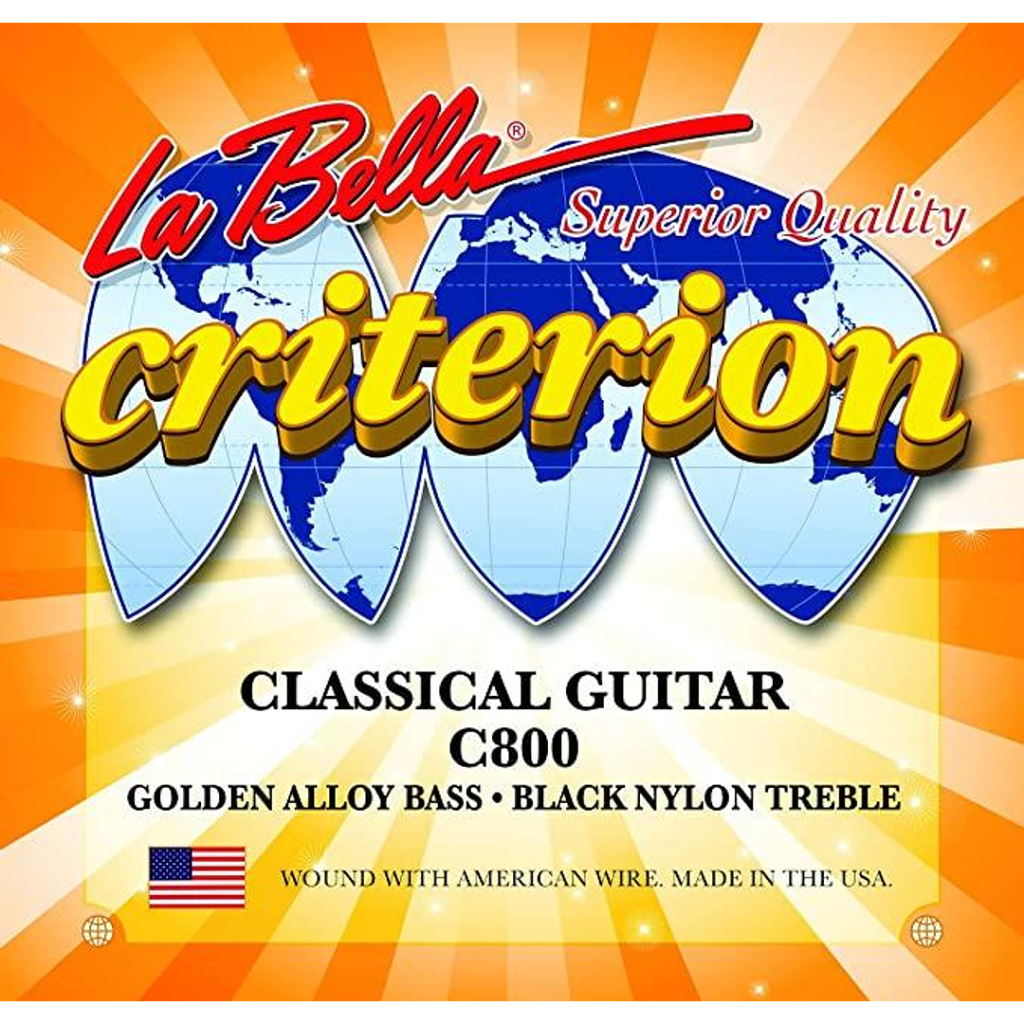 SET DE CUERDAS DE GUITARRA CLASICA C800 LA BELLA