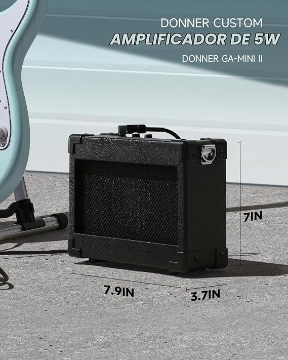 PACK GUITARRA ELECTRICA DST-80 EC6960 DONNER - Imagen 3