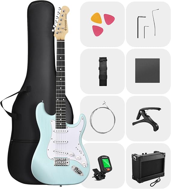 PACK GUITARRA ELECTRICA DST-80 EC6960 DONNER