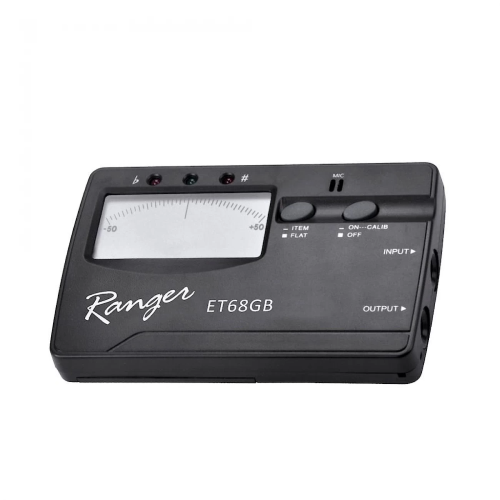 AFINADOR DIGITAL GUITARRA Y BAJO ET68GB RANGER