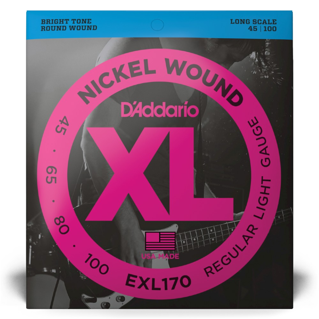 SET DE CUERDAS DE BAJO ELECTRICO 45-100 EXL170 DADDARIO