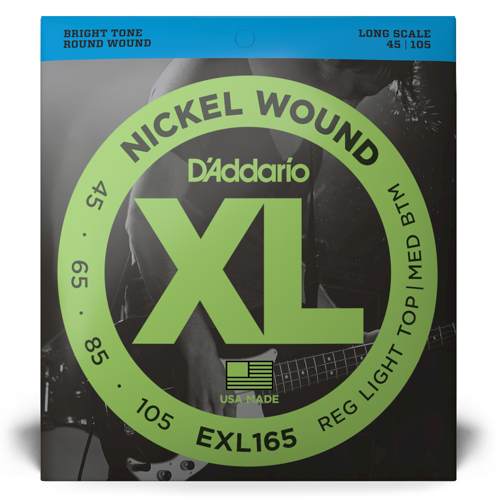 SET DE CUERDAS DE BAJO ELECTRICO 45-105 EXL165 DADDARIO