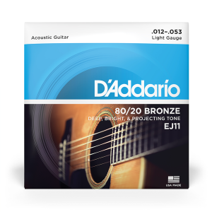 SET DE CUERDAS ACUSTICA 12-53 EJ11 DADDARIO