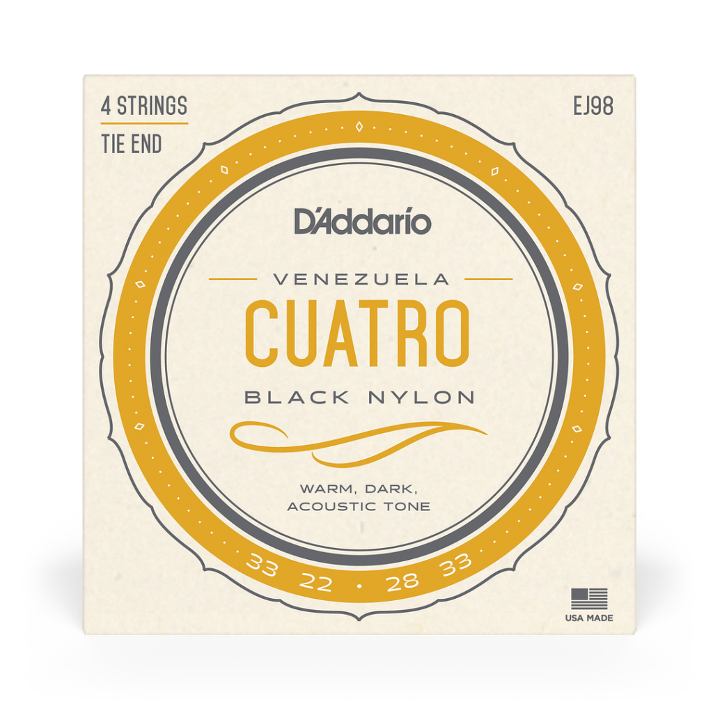 SET DE CUERDAS DE CUATRO VENEZOLANO EJ98 DADDARIO