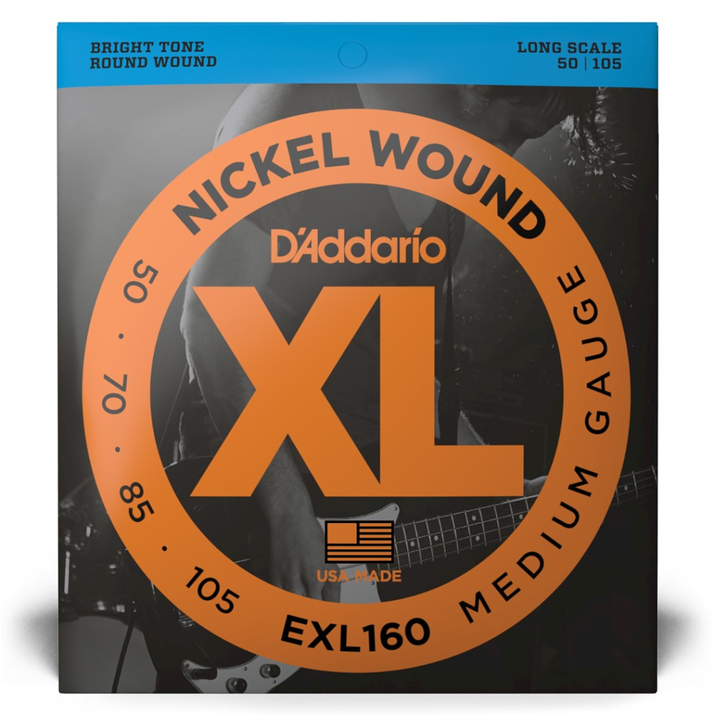 SET DE CUERDAS BAJO ELECTRICO 50-105 EXL160 DADDARIO